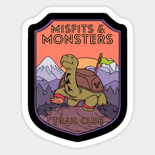 Misfits and Monsters Trail Club Sticker